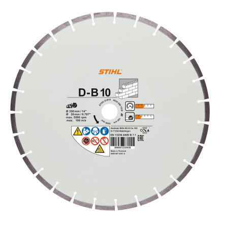 Disque à découper diamanté, Ø 400 mm, D-B10