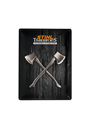 Plaque en tôle, STIHL TIMBERSPORTS®