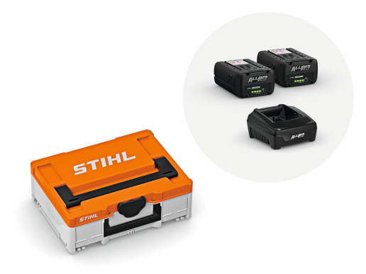 STIHL Power Box S, avec 2x batterie AP 200.0 P et chargeur AL 301.1