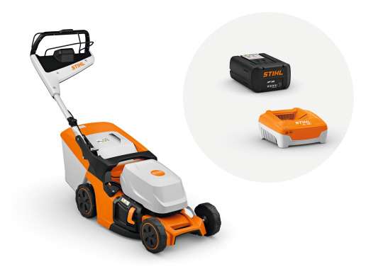 STIHL Tondeuse à gazon à batterie RMA 443 PV, avec AP 30 et AL 301