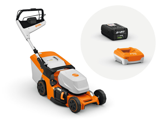 STIHL Tondeuse à batterie RMA 448 PV, avec AP 30.1 et AL 301