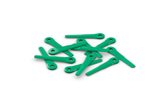 Jeu de couteaux, en plastique pour Polycut 6-2 et 18-2, vert