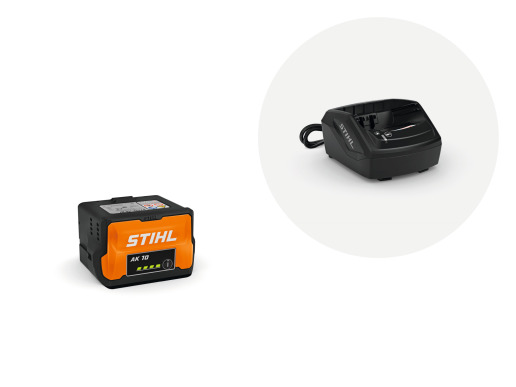 Starter set, avec batterie AK 10 et chargeur AL 101