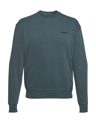 STIHL Sweatshirt, PIGMENT DYE PETROL, maat S