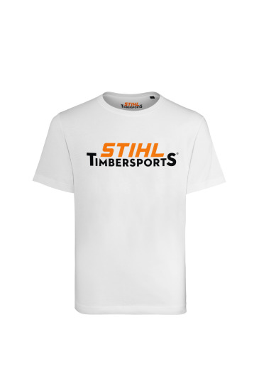 STIHL T-shirt blanc, taille L, blanc