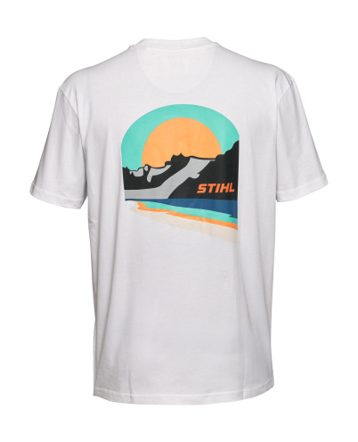 STIHL T-shirt, SUNSET WHITE, maat XXXL