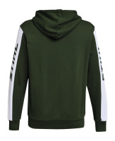 Hoodie, COLORBLOCK SLEEVE, groen, maat XS