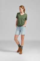 T-shirt, BASIC V GREEN, maat XL