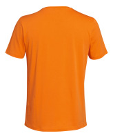 T-shirt LOGO CIRCLE, oranje, maat XL