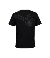 T-Shirt MS 500i BACK, zwart, maat XS
