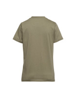 T-Shirt SUSTAINABLE BASIC, groen, dames, maat XS