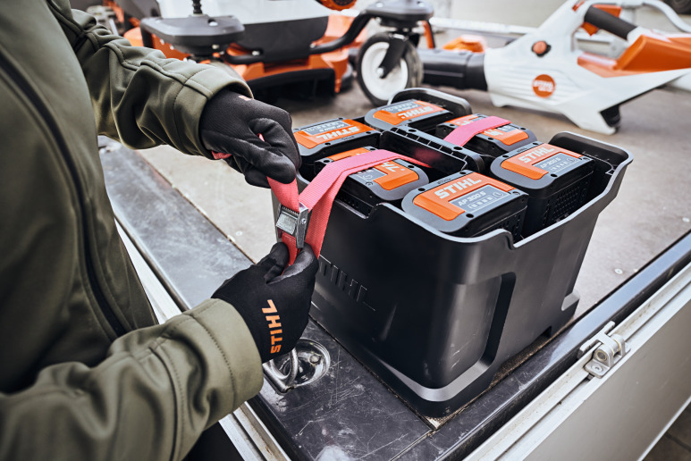 SET PROMO porte-batterie, avec 6x batterie AP 500 S