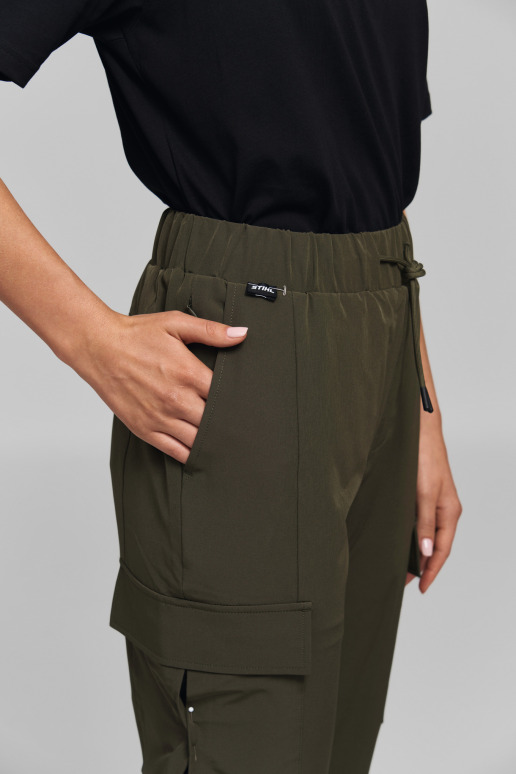 Broek, groen, 100 jaar STIHL, maat XL