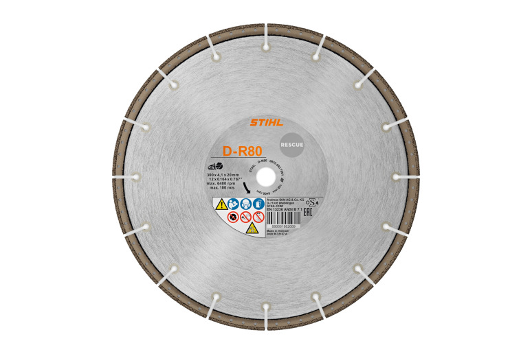 Disque à découper diamanté, Ø 300 mm, D-R80