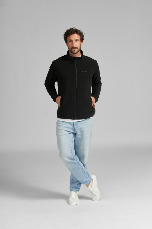 Veste polaire, CLASSIC BLACK, taille S