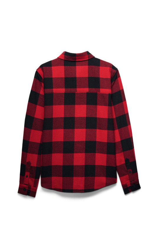 Hemd, PLAID RED BLACK, maat S