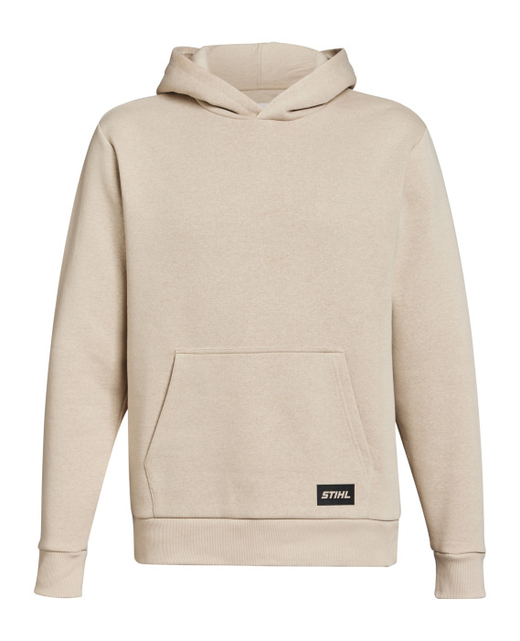 Hoodie LOGO SMALL, beige, maat XS
