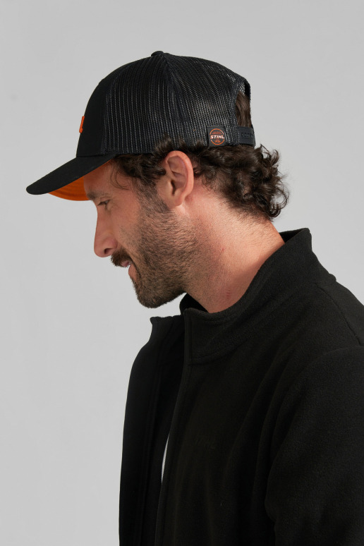 Casquette LOGO MESH, noir