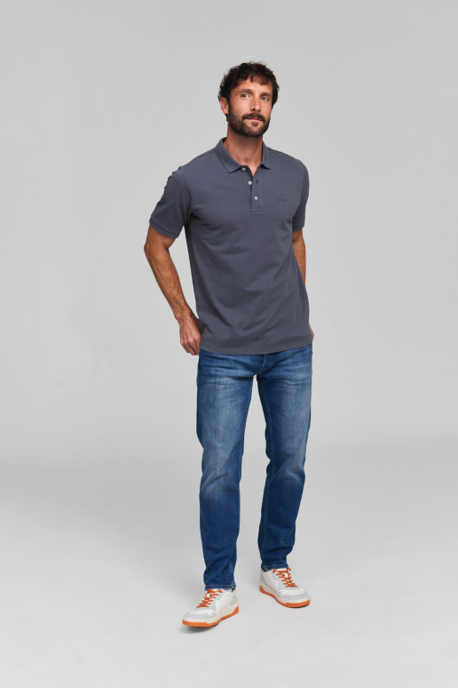 Polo, BASIC BLUE, taille XXXL