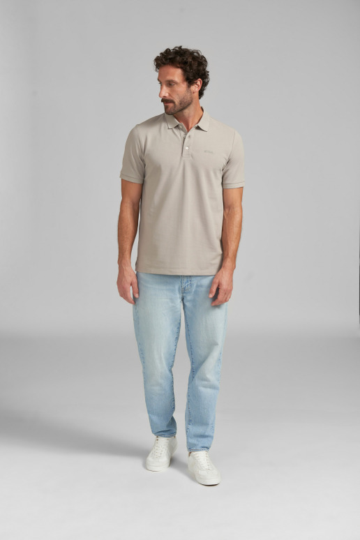 Polo, BASIC GREY, taille S