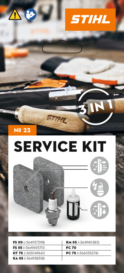 Service Kit 23, pour FS 80, FS 85, HT 75, KA 85, KM 85, PC 70 et PC 75