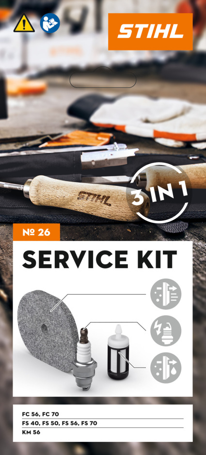 Service Kit 26, voor FC 56, FC 70, FS 40, FS 50, FS 56, FS 70, HT 56 en KM 56