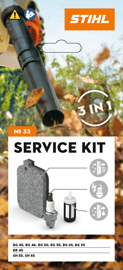 Service Kit 33, voor BG 45, BG 46, BG 50, BG 55, BG 65, BG 85, BR 45, SH 55 en S