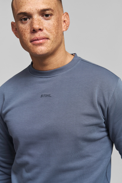 Sweat-shirt, LOGO CHEST BLUE, taille L