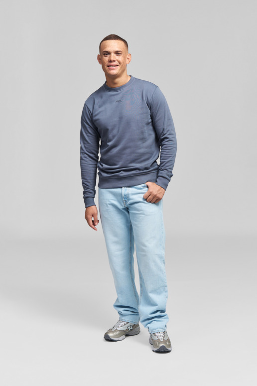 Sweat-shirt, LOGO CHEST BLUE, taille S