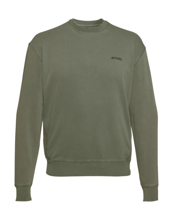 Sweat-shirt PIGMENT DYE OLIVE, taille M