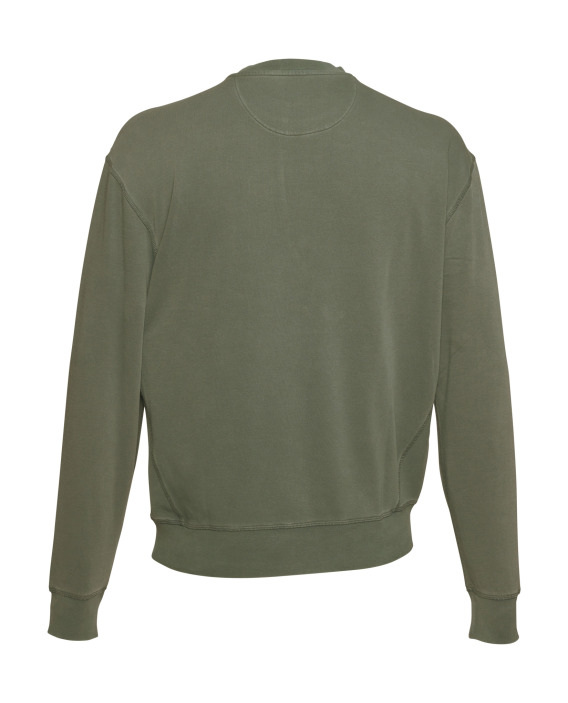 Sweat-shirt PIGMENT DYE OLIVE, taille XS