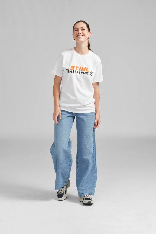 T-shirt blanc, taille L, blanc