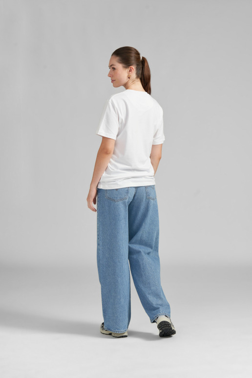 T-shirt blanc, taille L, blanc