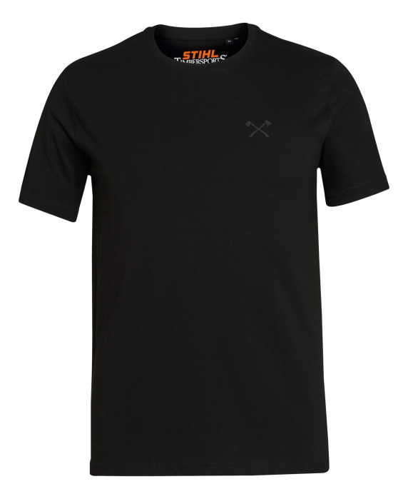 T-shirt SMALL AXE, zwart, maat S