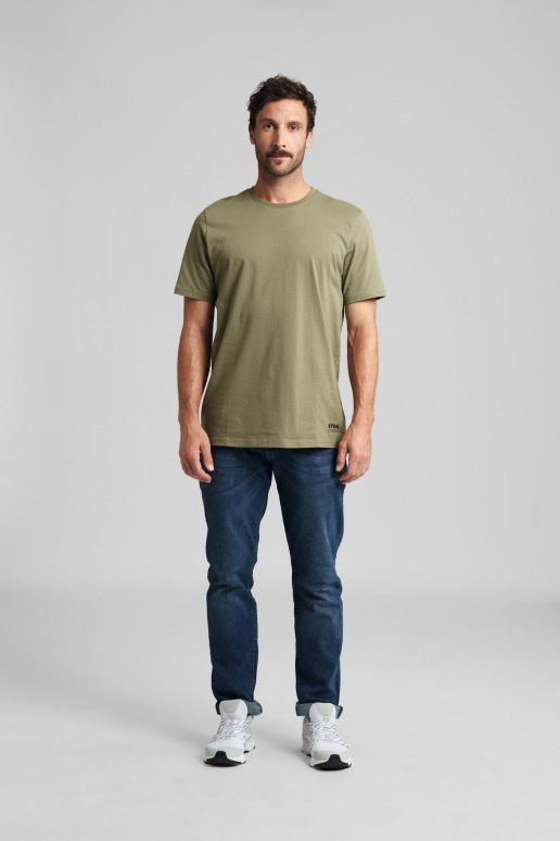 T-Shirt SUSTAINABLE BASIC, vert, taille XXXL