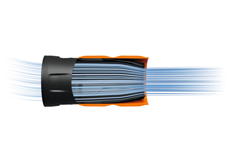 Verstelbare ronde blaasmond, voor BR 700, 800, BRA 200, BRA 280, BGA 300, BRA 30