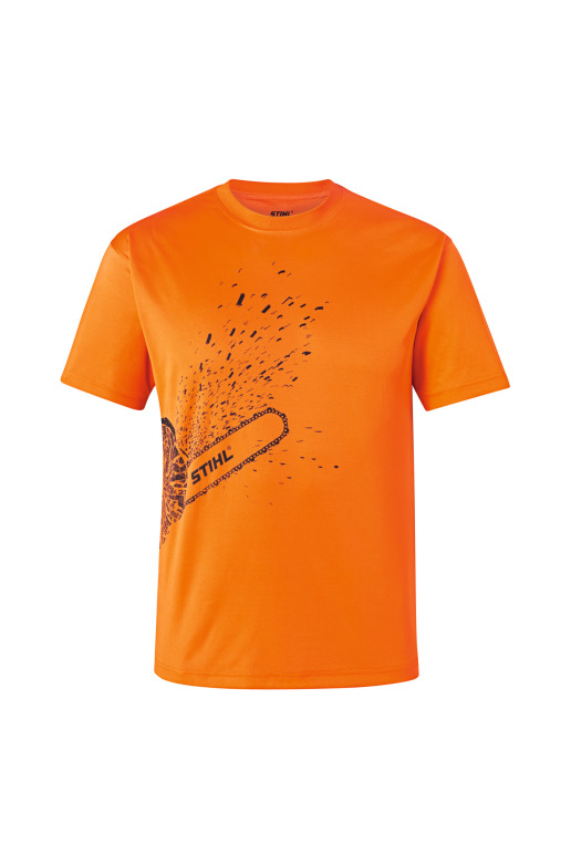 T-shirt fonctionnel, DYNAMIC Mag Cool, taille S, orange fluo
