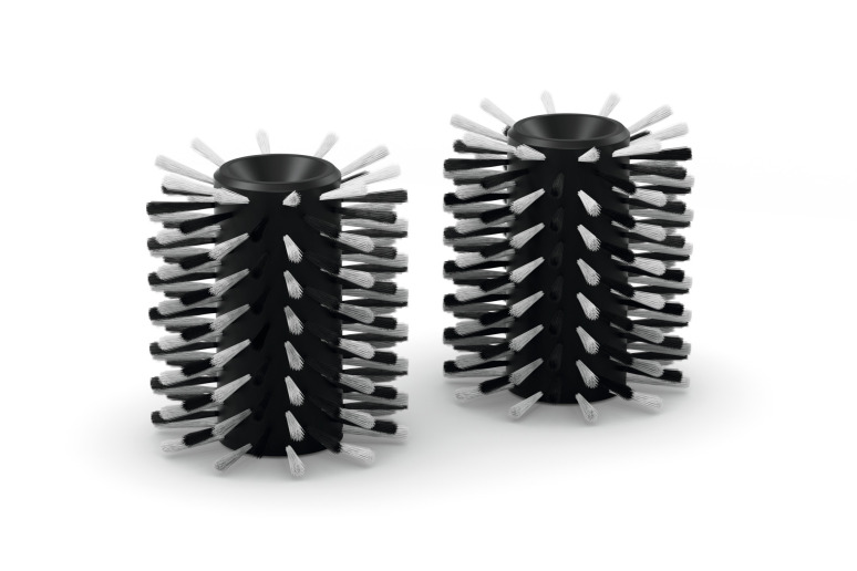 Brosses souples, pour la brosse-rouleau rotative